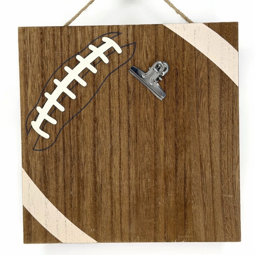 Football Picture Board Wood Decor